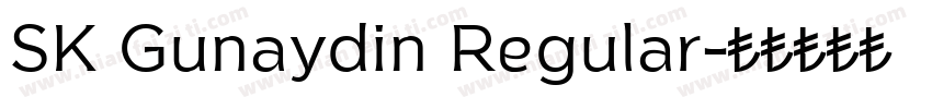 SK Gunaydin Regular字体转换